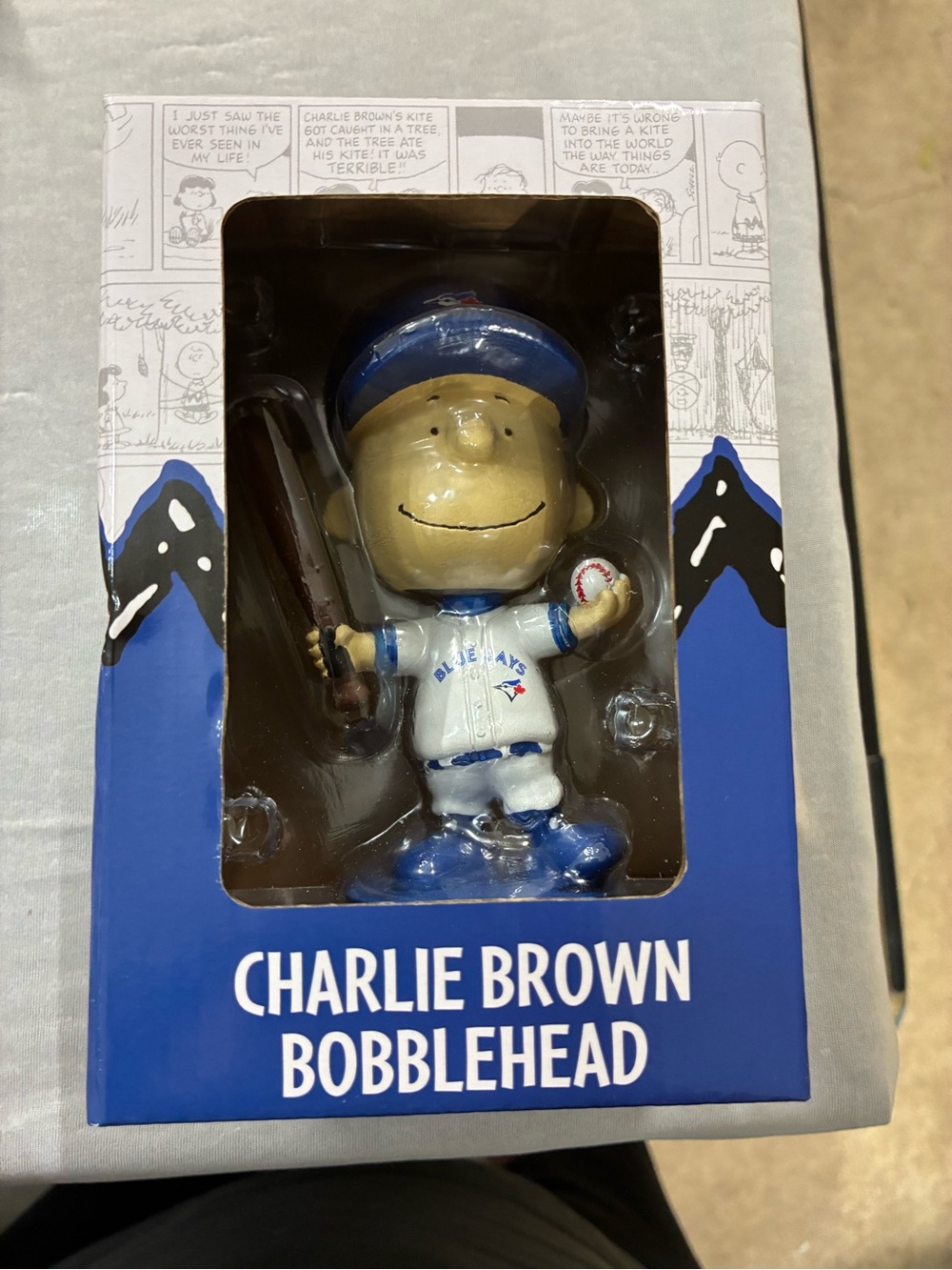 2025 Toronto Blue Jays Charlie Brown Peanuts Bobblehead SGA MLB Baseball READ